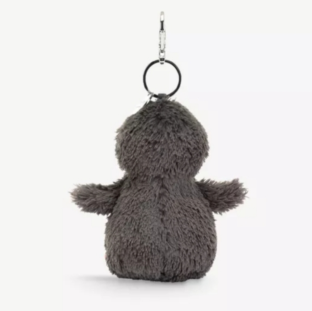 Jellycat Peanut Penguin Bag Charm 6.7x2.4x2.4" Soft and Plush NWT Authentic - Picture 3 of 6